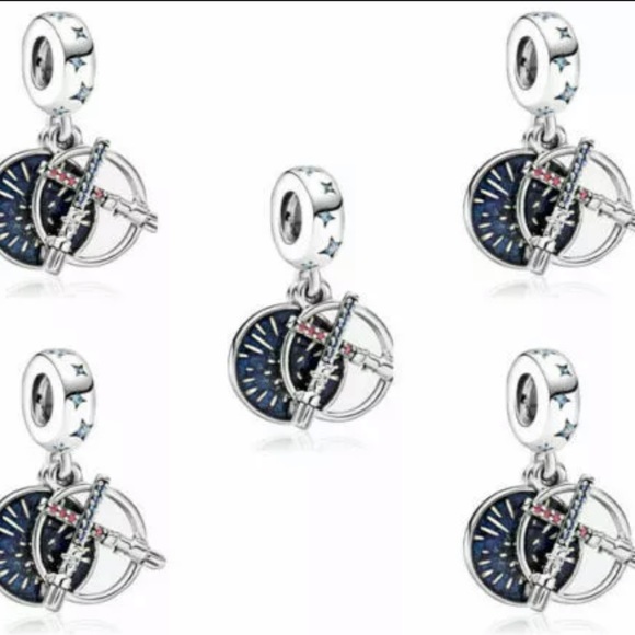 New StarWars 925-Charm Bead Fit Necklace Bracelet - Picture 2 of 3